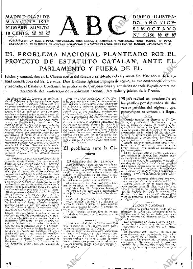 ABC MADRID 21-05-1932 página 15