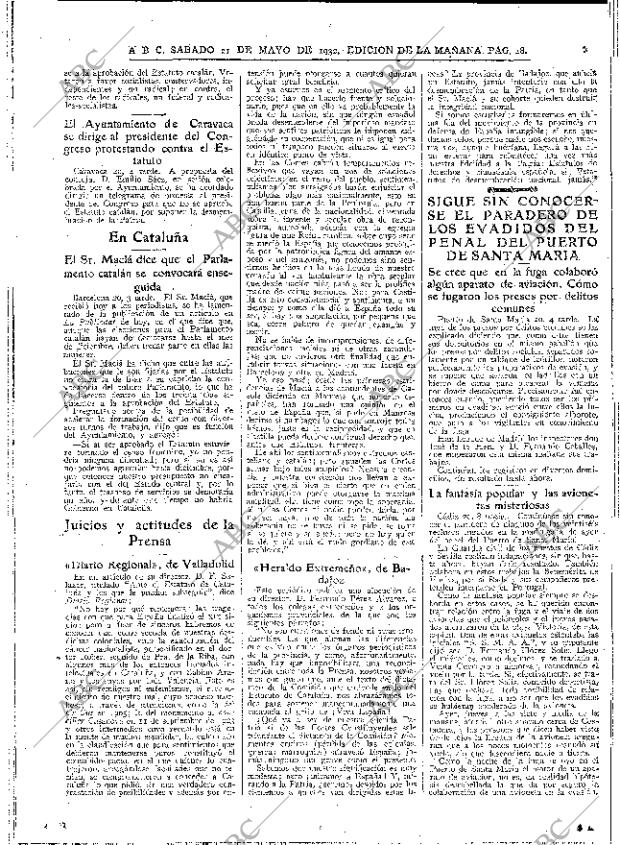 ABC MADRID 21-05-1932 página 18