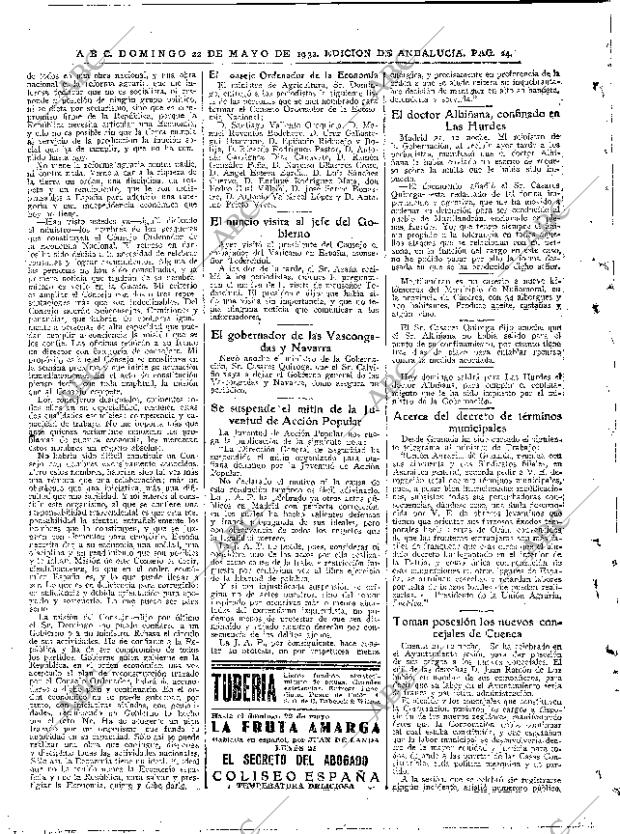 ABC SEVILLA 22-05-1932 página 22