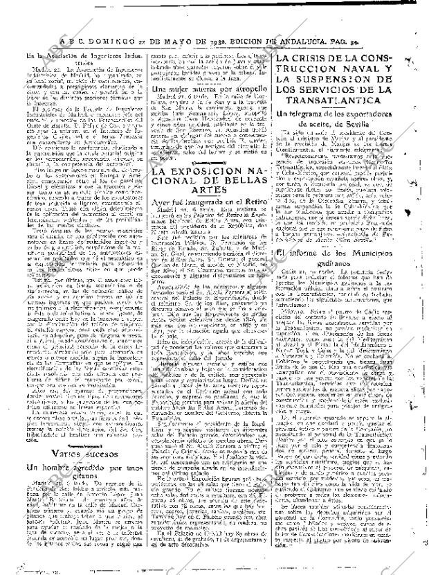 ABC SEVILLA 22-05-1932 página 32