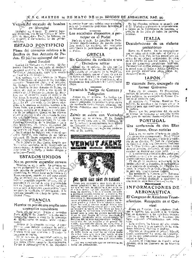 ABC SEVILLA 24-05-1932 página 30
