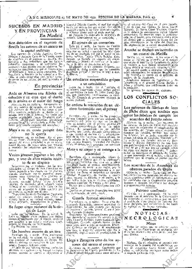 ABC MADRID 25-05-1932 página 43