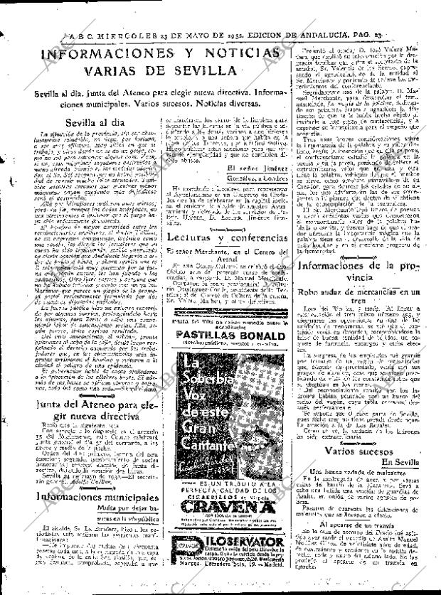 ABC SEVILLA 25-05-1932 página 23