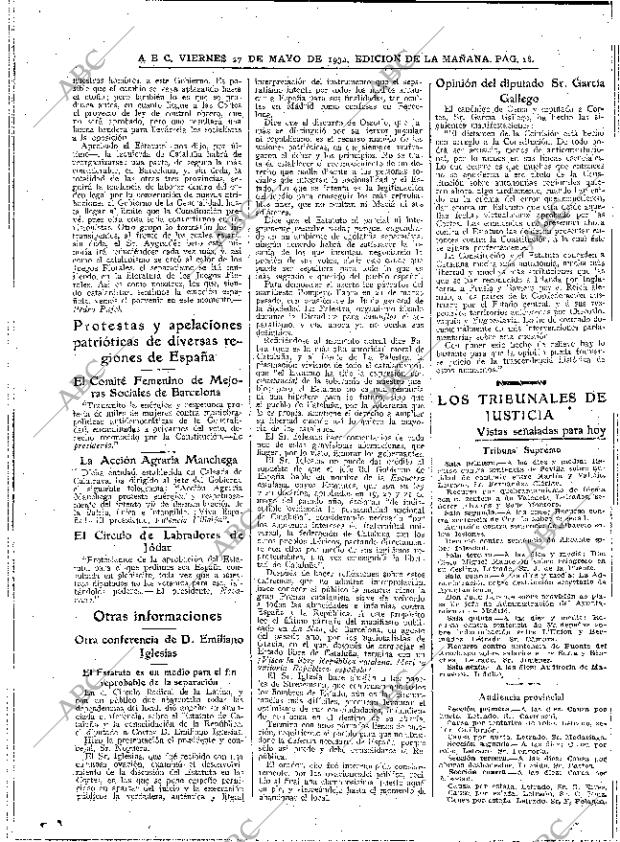 ABC MADRID 27-05-1932 página 18