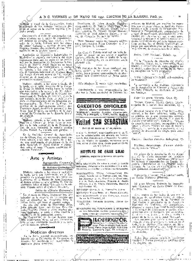 ABC MADRID 27-05-1932 página 32