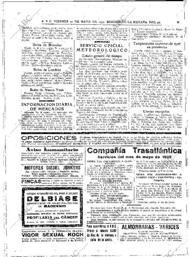 ABC MADRID 27-05-1932 página 42