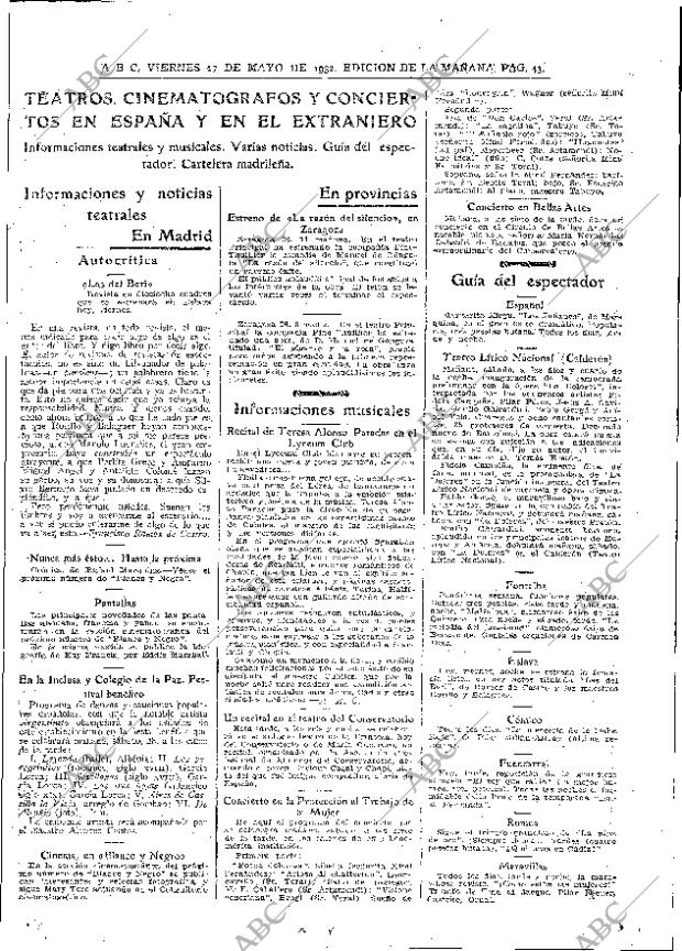 ABC MADRID 27-05-1932 página 43