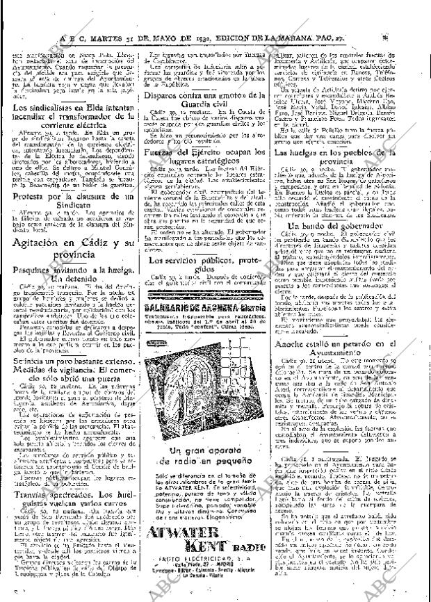 ABC MADRID 31-05-1932 página 27