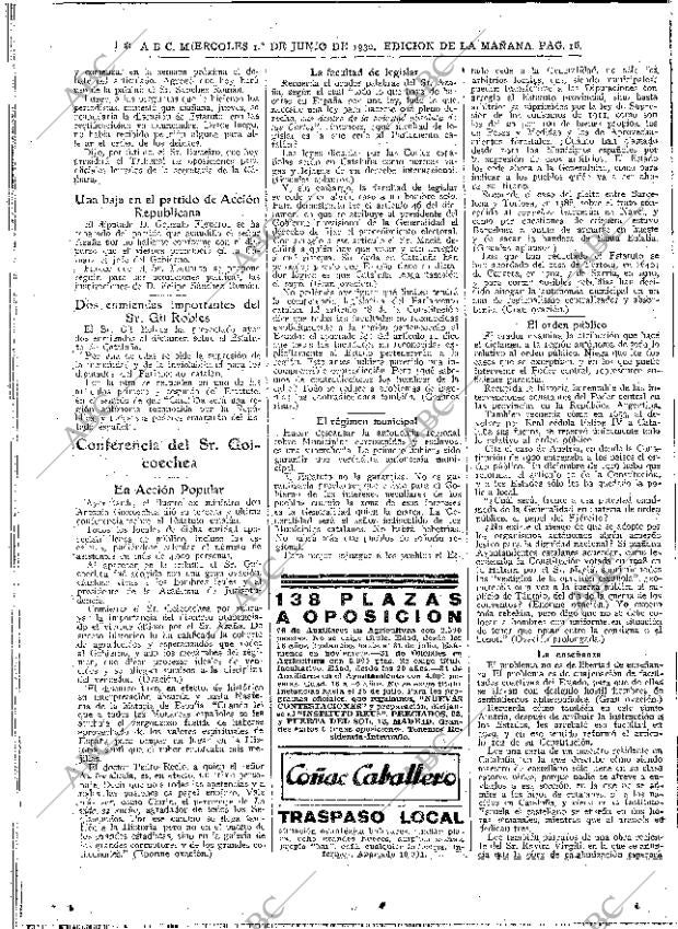 ABC MADRID 01-06-1932 página 16