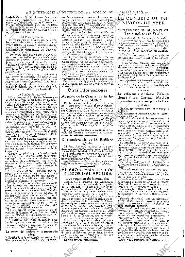 ABC MADRID 01-06-1932 página 17