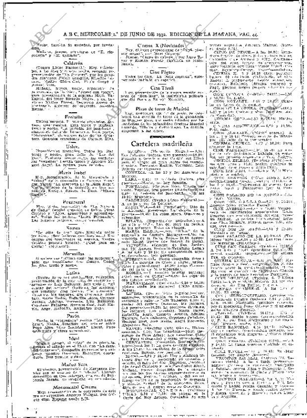 ABC MADRID 01-06-1932 página 44