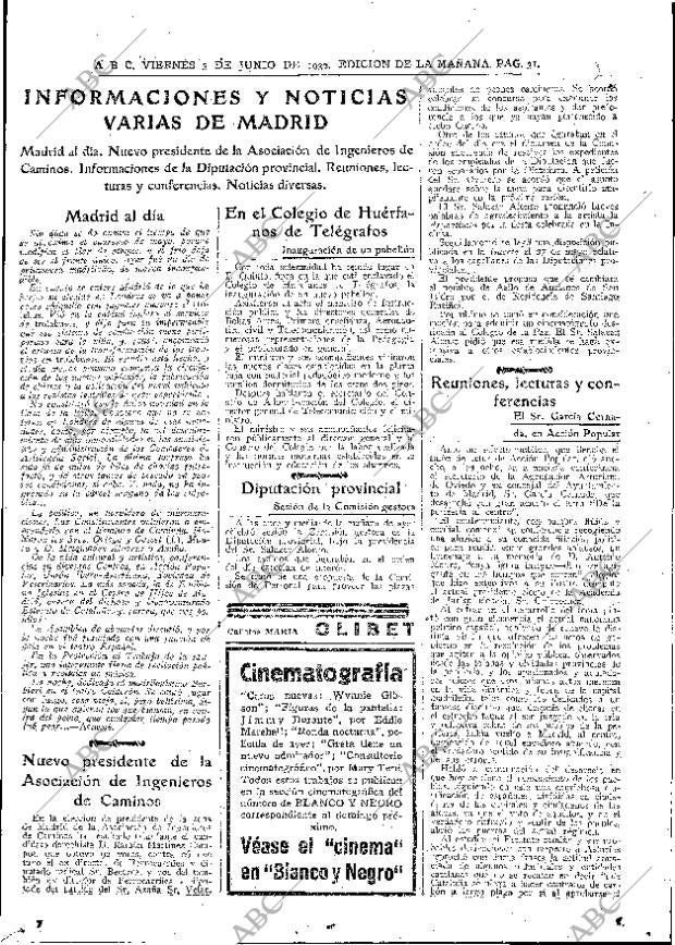 ABC MADRID 03-06-1932 página 31