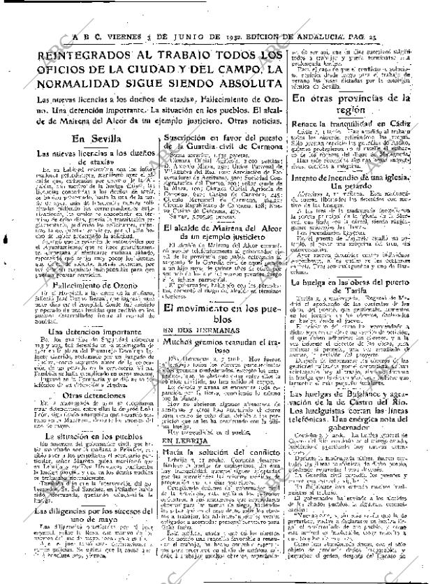 ABC SEVILLA 03-06-1932 página 25