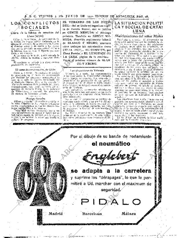 ABC SEVILLA 03-06-1932 página 28