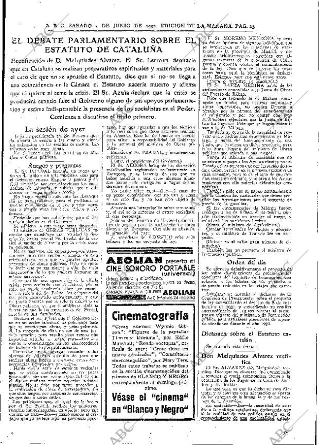 ABC MADRID 04-06-1932 página 23