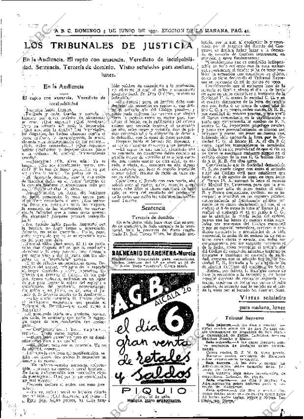 ABC MADRID 05-06-1932 página 41