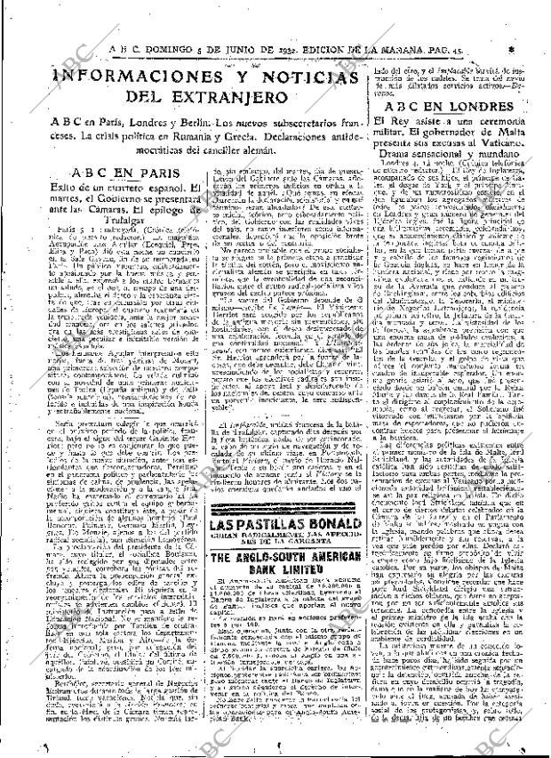 ABC MADRID 05-06-1932 página 45