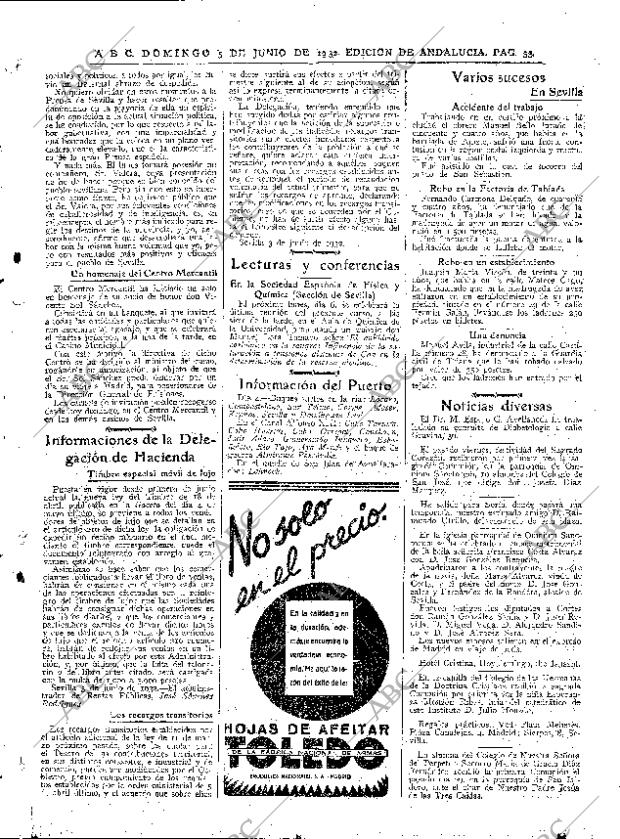 ABC SEVILLA 05-06-1932 página 33