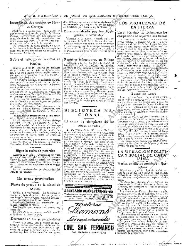 ABC SEVILLA 05-06-1932 página 36