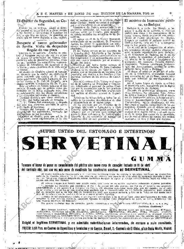 ABC MADRID 07-06-1932 página 20