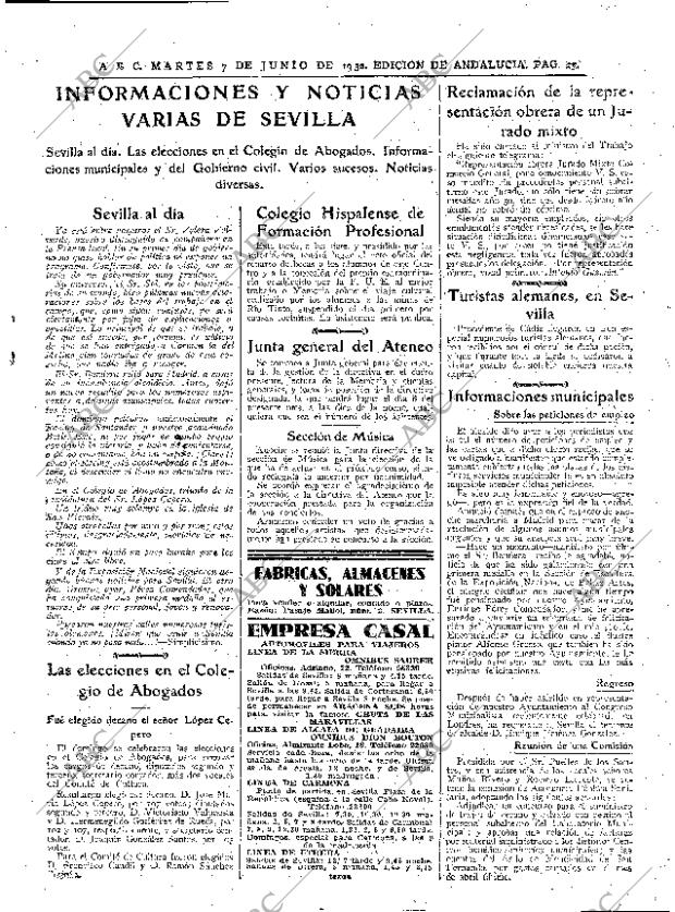 ABC SEVILLA 07-06-1932 página 25