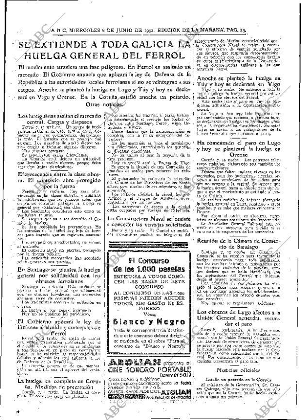 ABC MADRID 08-06-1932 página 23