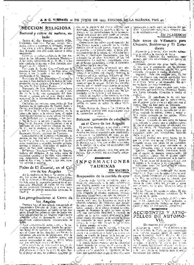 ABC MADRID 10-06-1932 página 40