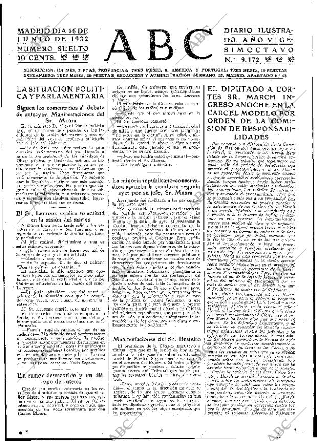 ABC MADRID 16-06-1932 página 15