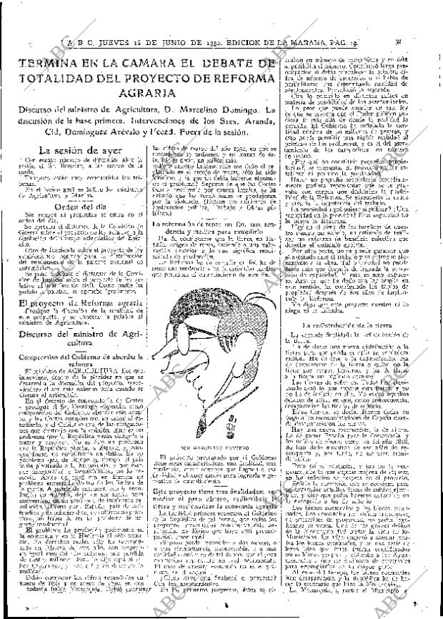 ABC MADRID 16-06-1932 página 19