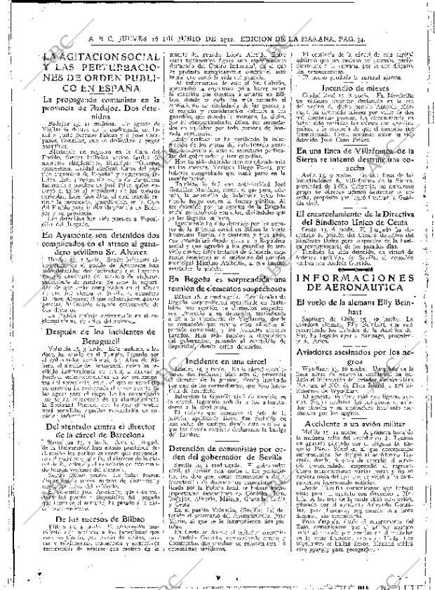 ABC MADRID 16-06-1932 página 34