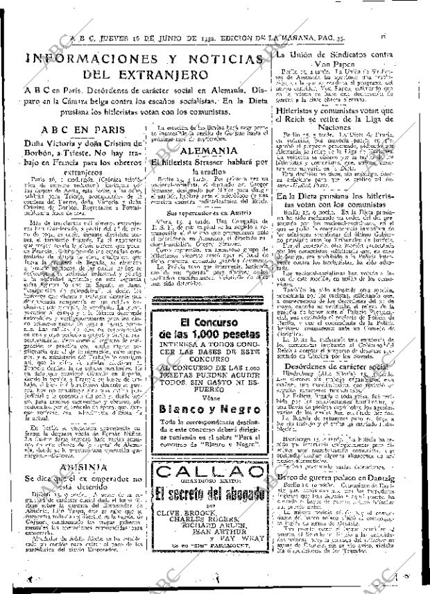 ABC MADRID 16-06-1932 página 35