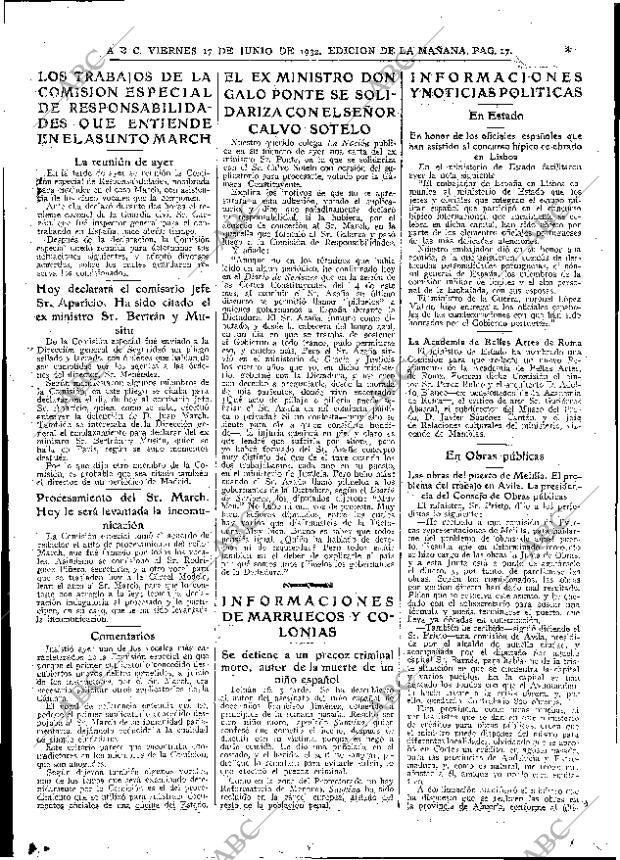 ABC MADRID 17-06-1932 página 17