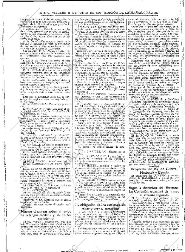 ABC MADRID 17-06-1932 página 20