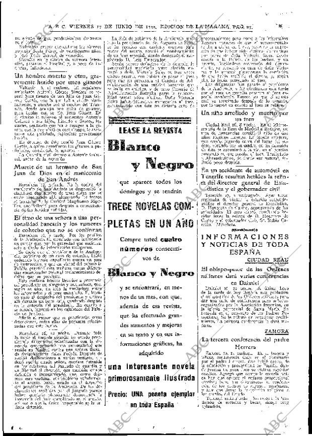 ABC MADRID 17-06-1932 página 27