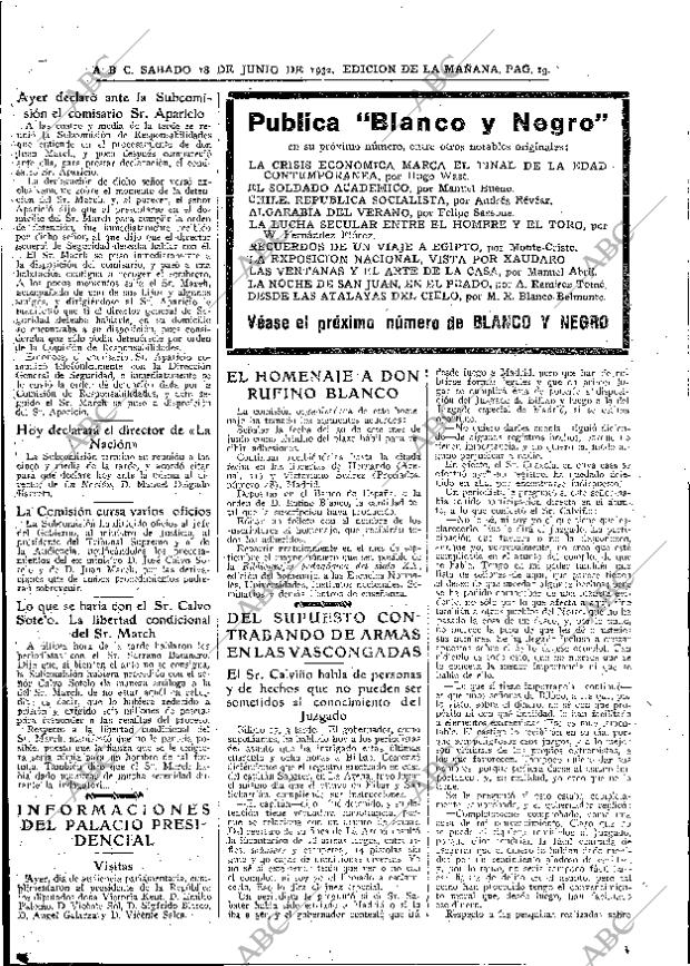 ABC MADRID 18-06-1932 página 19