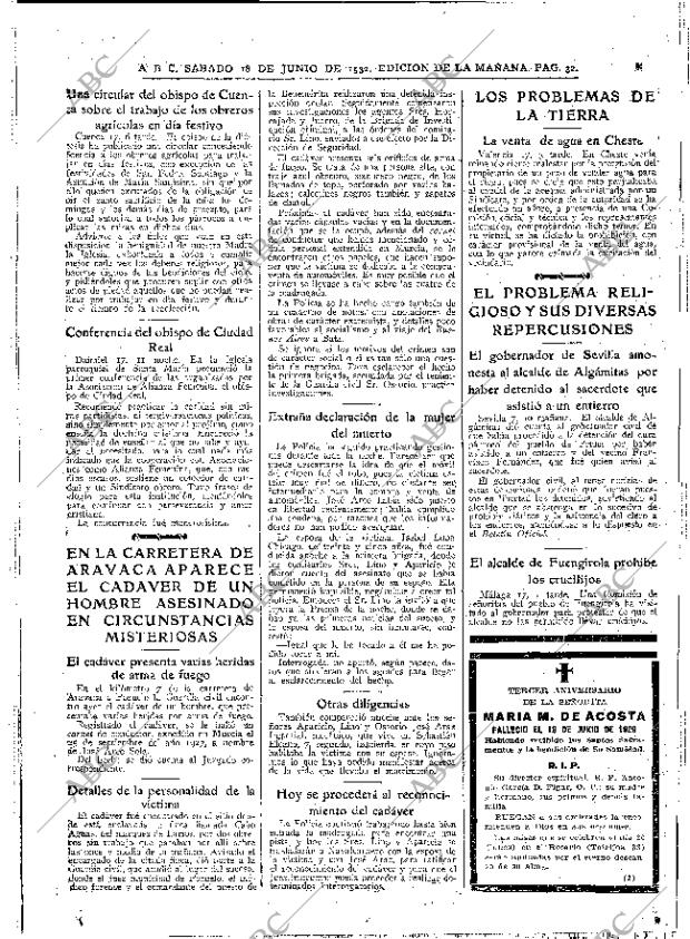 ABC MADRID 18-06-1932 página 32