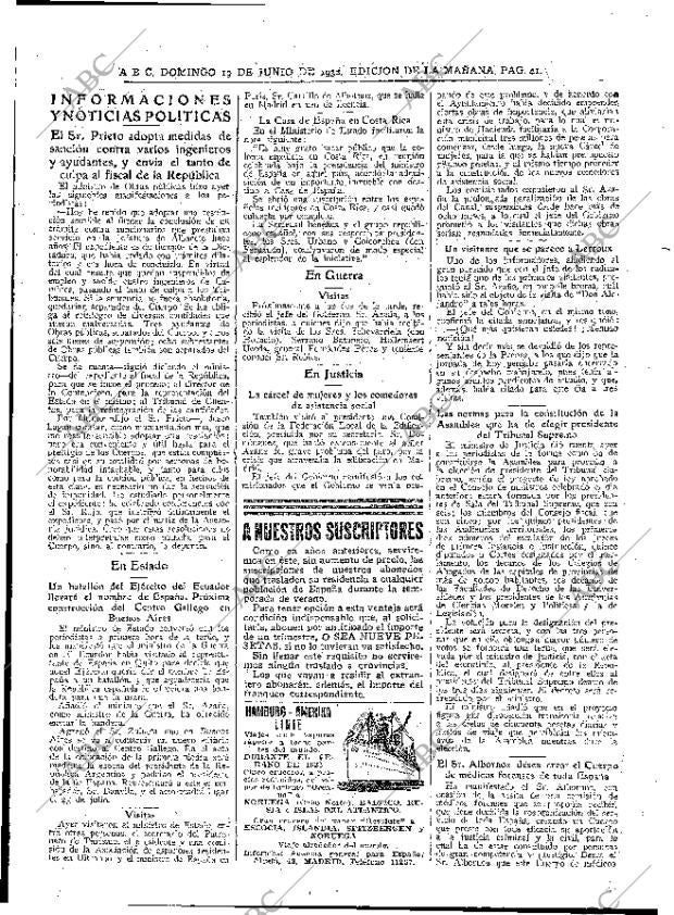 ABC MADRID 19-06-1932 página 41