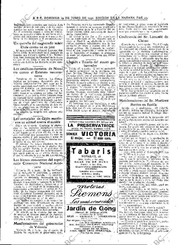 ABC MADRID 19-06-1932 página 43
