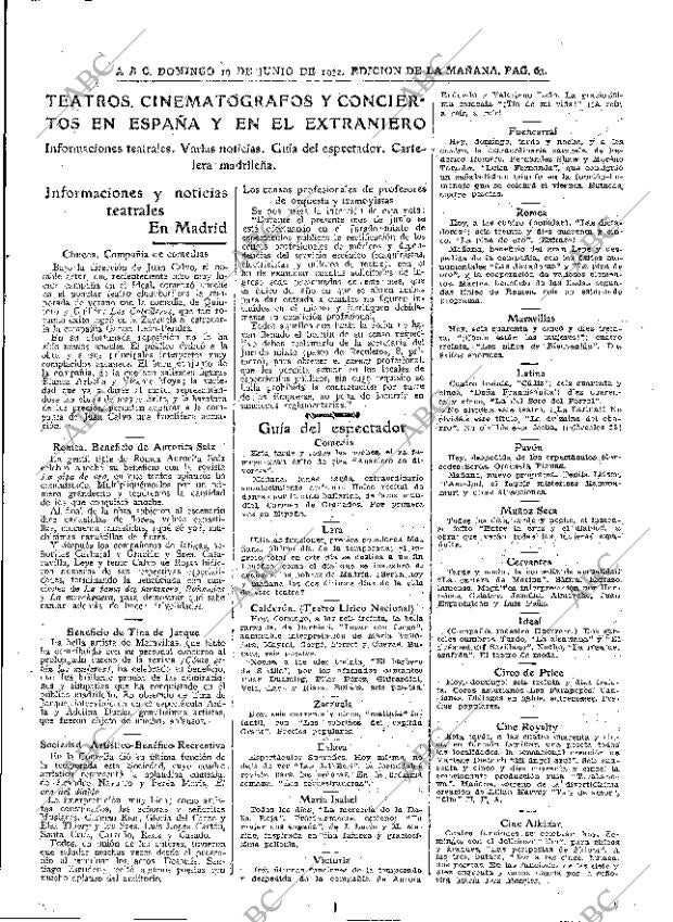 ABC MADRID 19-06-1932 página 63