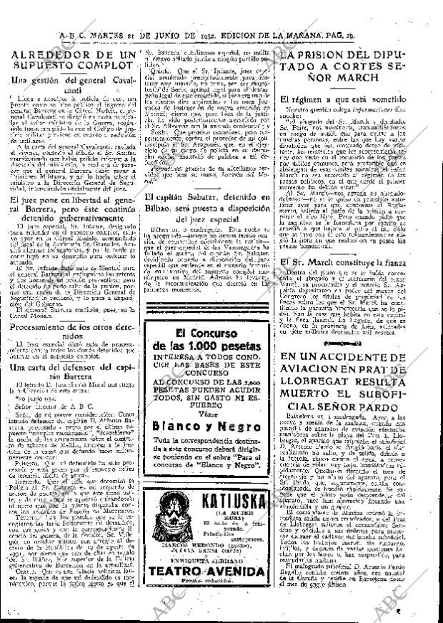 ABC MADRID 21-06-1932 página 19