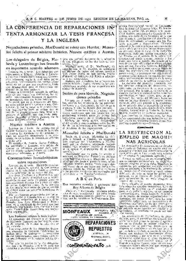 ABC MADRID 21-06-1932 página 29