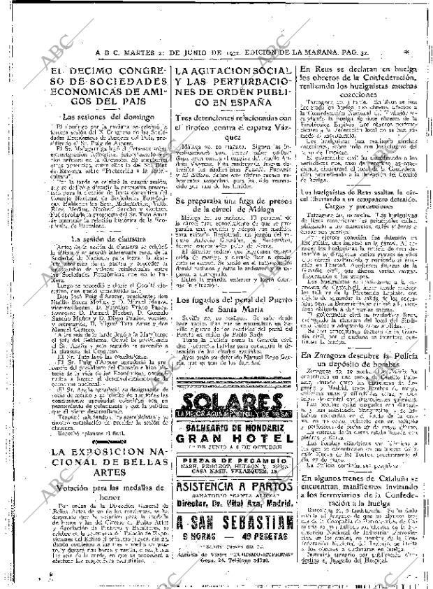 ABC MADRID 21-06-1932 página 32