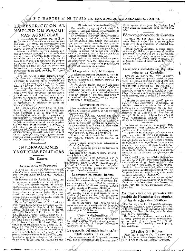 ABC SEVILLA 21-06-1932 página 18