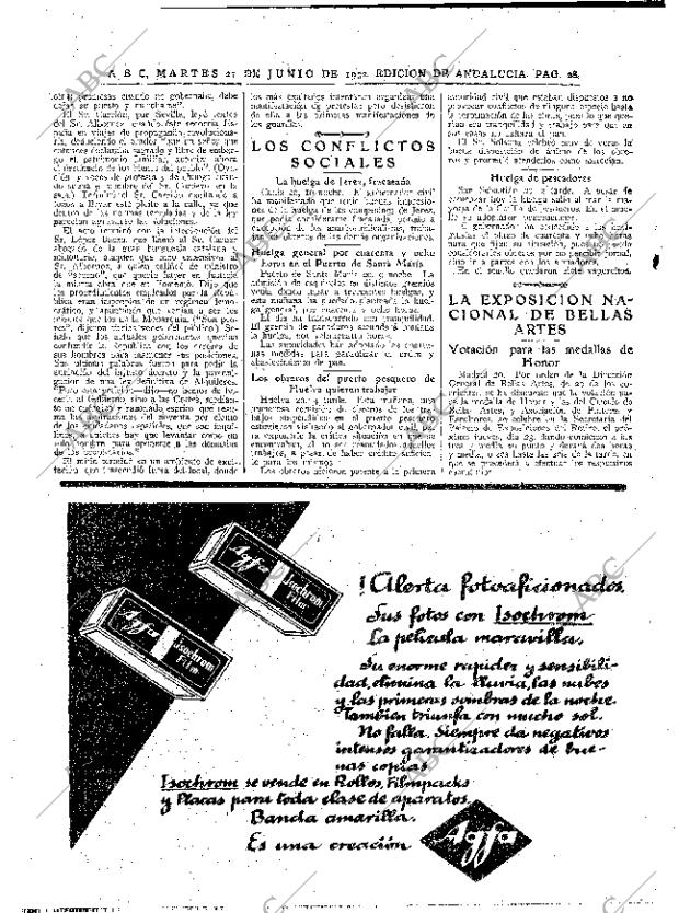 ABC SEVILLA 21-06-1932 página 28