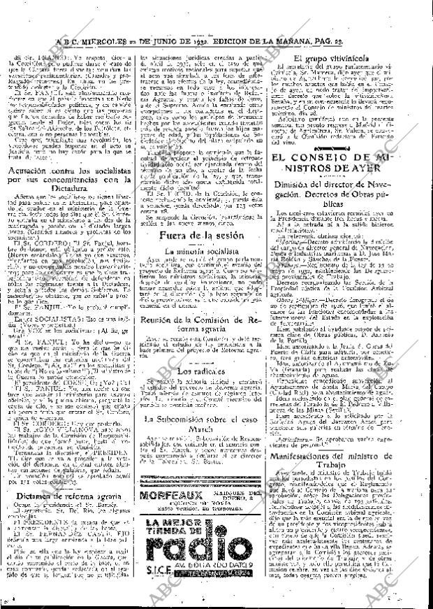 ABC MADRID 22-06-1932 página 23