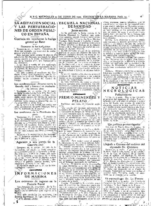 ABC MADRID 22-06-1932 página 32