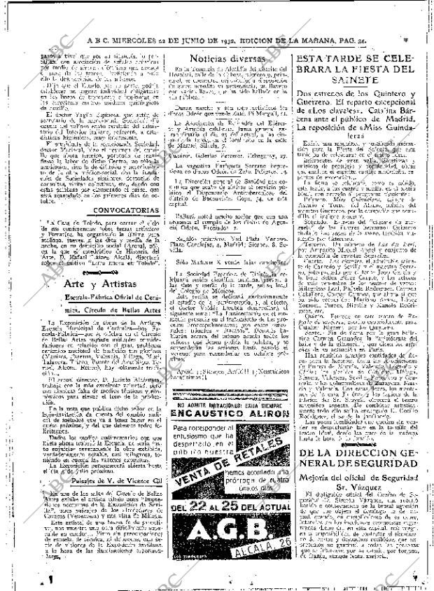 ABC MADRID 22-06-1932 página 34