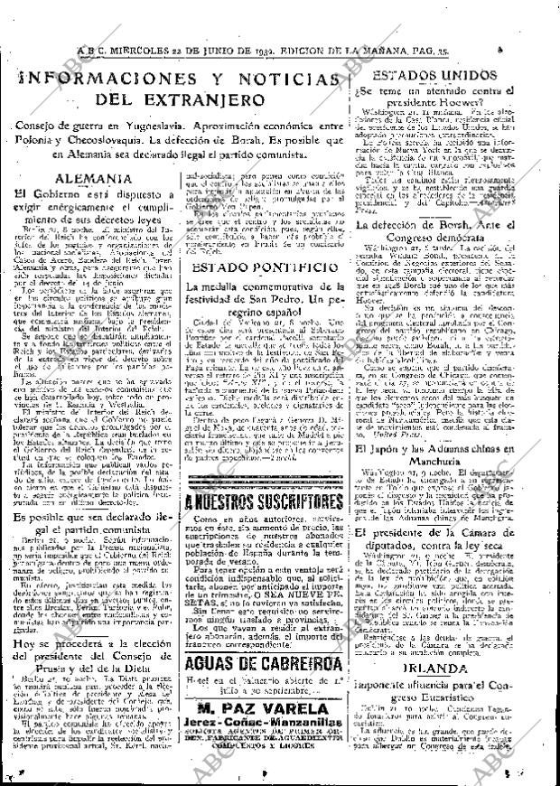 ABC MADRID 22-06-1932 página 35