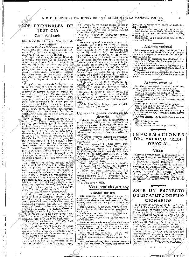 ABC MADRID 23-06-1932 página 30