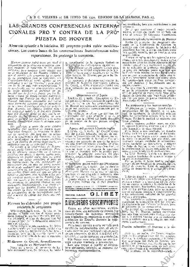 ABC MADRID 24-06-1932 página 27